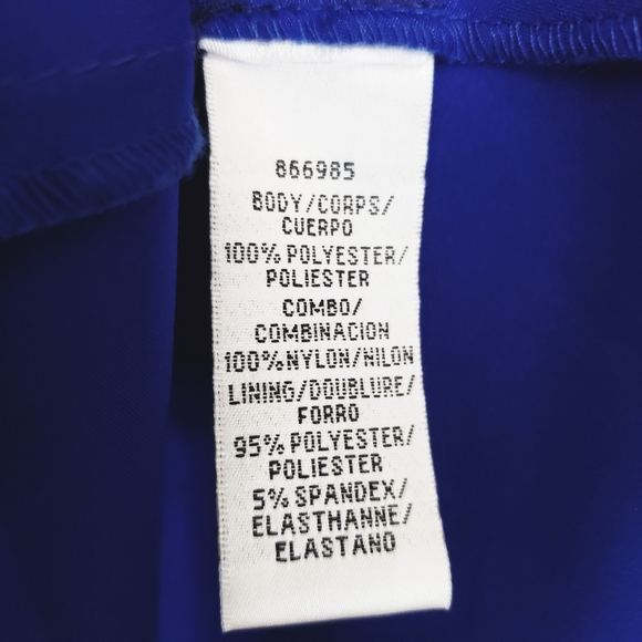 Nwot JS Collections Embroidered Floral lace Flutter Sleeve Pleated Navy … - Picture 15 of 17